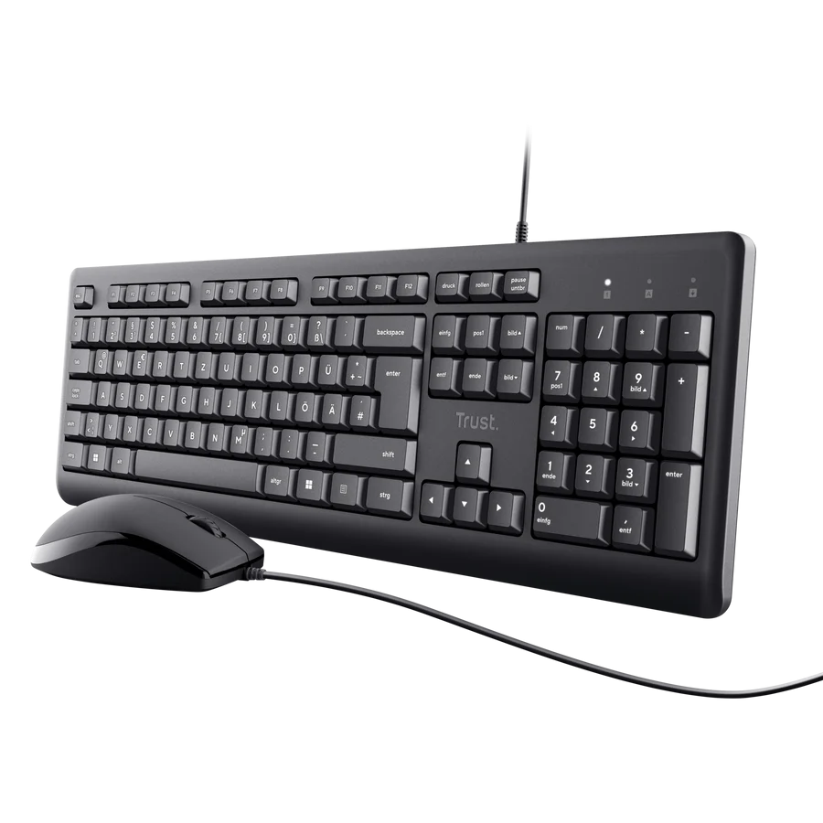 TRUST TKM-250 KIT CLAVIER SOURIS FILAIRE