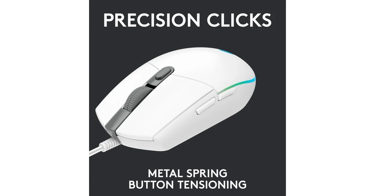 SOURIS LOGITECH G203 LIGHTSYNC BLANC (8/8)
