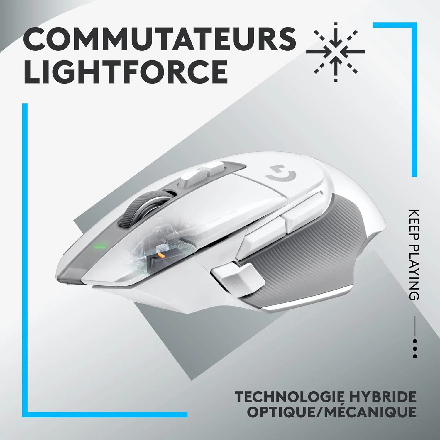 SOURIS LOGITECH G502 X LIGHTSPEED BLANCHE (6/6)
