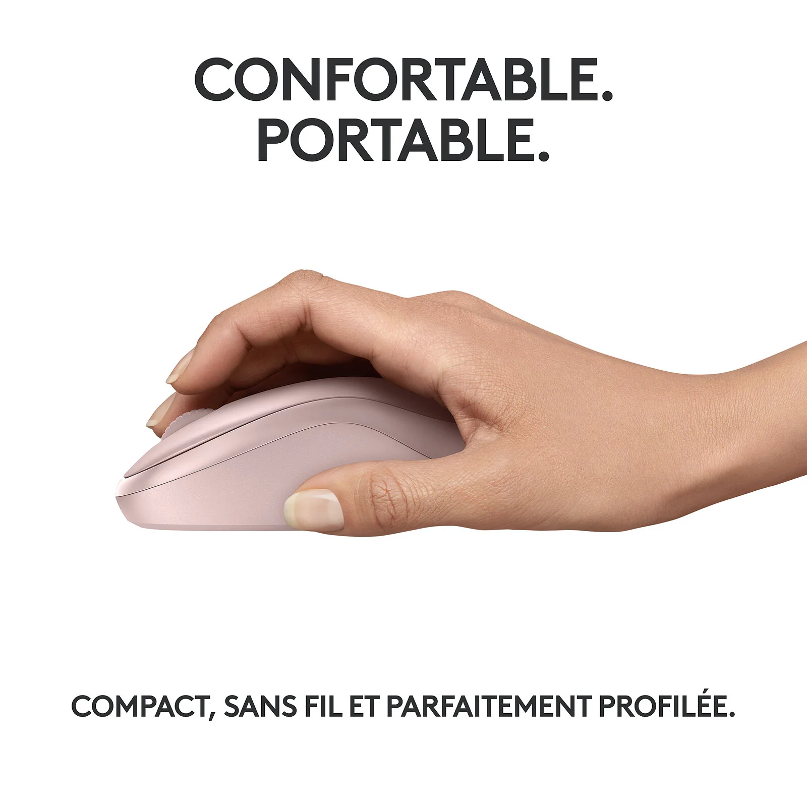 SOURIS LOGITECH M240 SILENT ROSE (3/5)