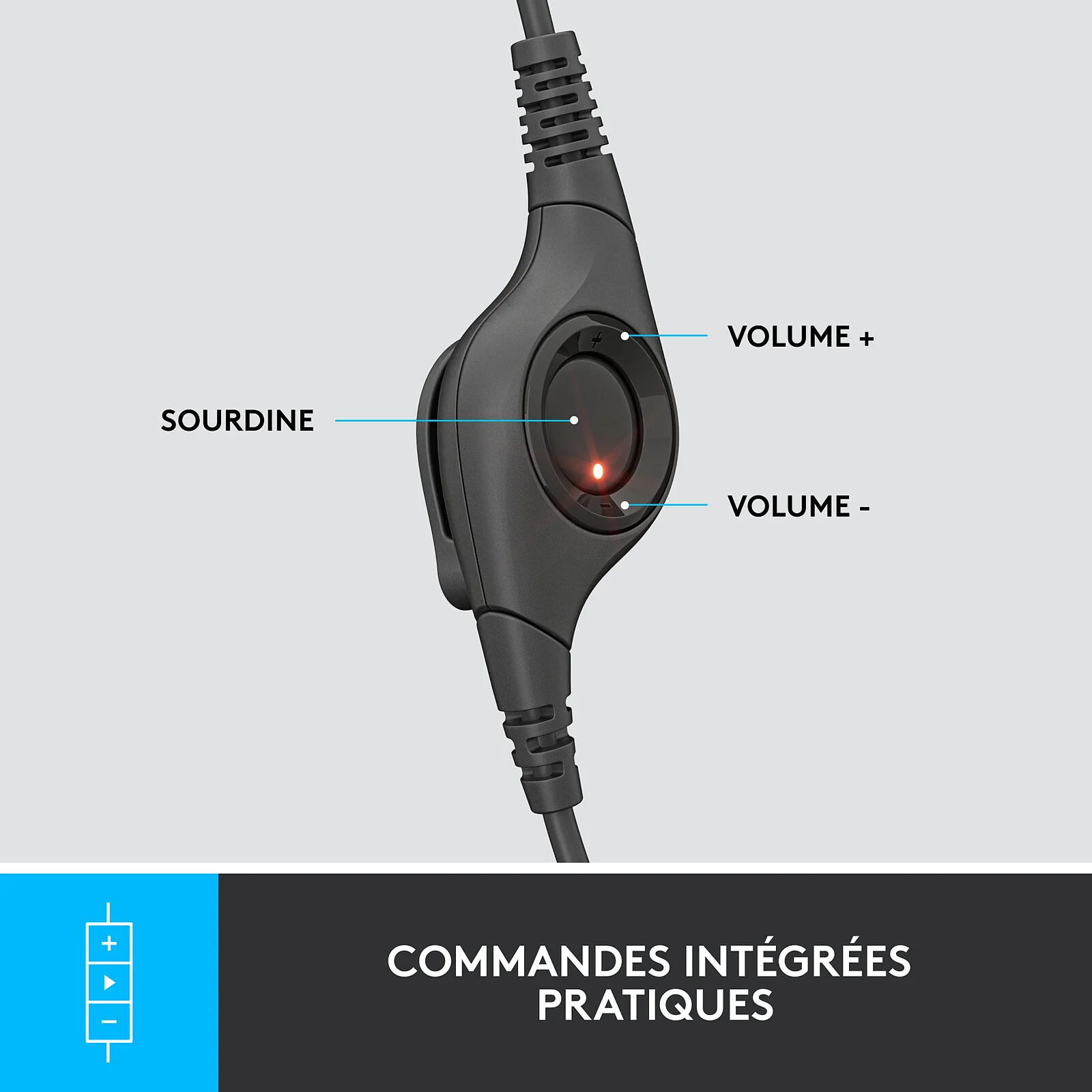 CASQUE LOGITECH H390 (4/5)