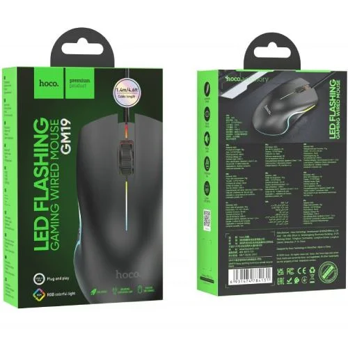 SOURIS HOCO GAMING GM19 RGB (1/5)