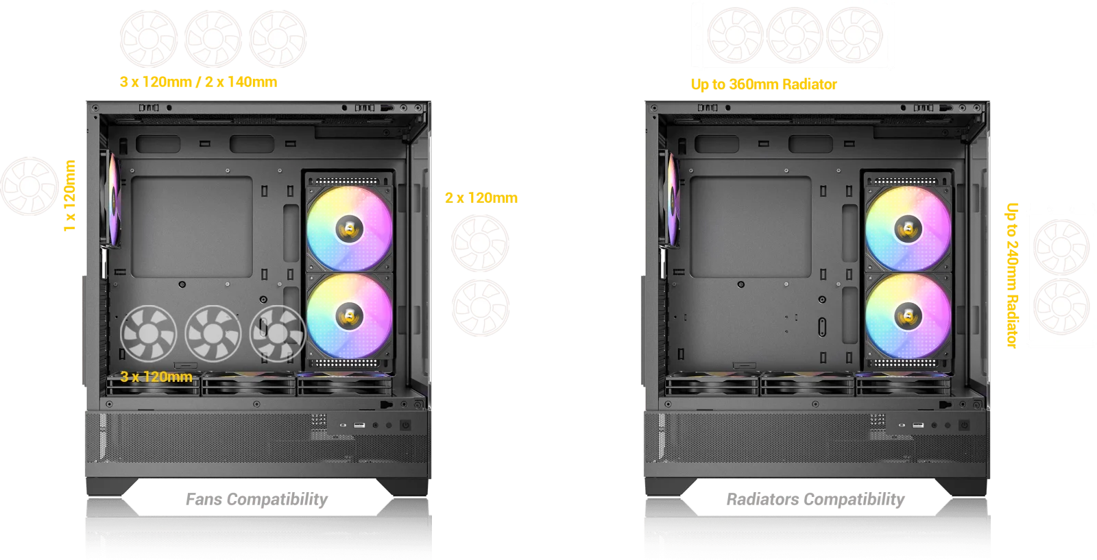 BOITIER ANTEC CX700 ARGB MID TOWER ATX (2/5)