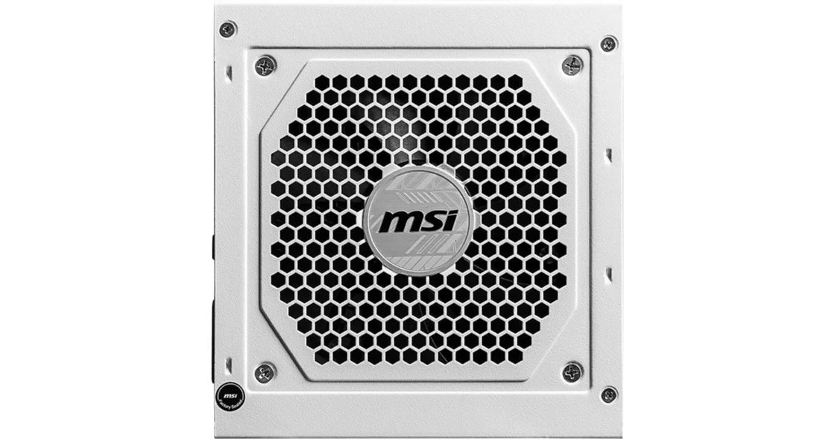 ALIM MSI MAG A850GL PCIE5 WHITE (4/4)