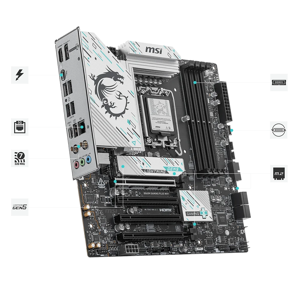 CM MSI B860M GAMING PLUS WIFI (2/5)
