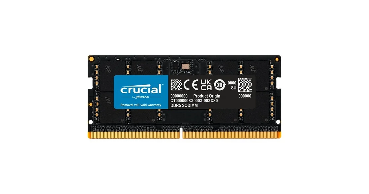 RAM DDR5 16GO 4800MHZ SODIMM