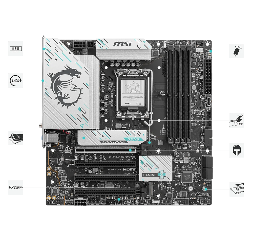 CM MSI B860M GAMING PLUS WIFI (3/5)