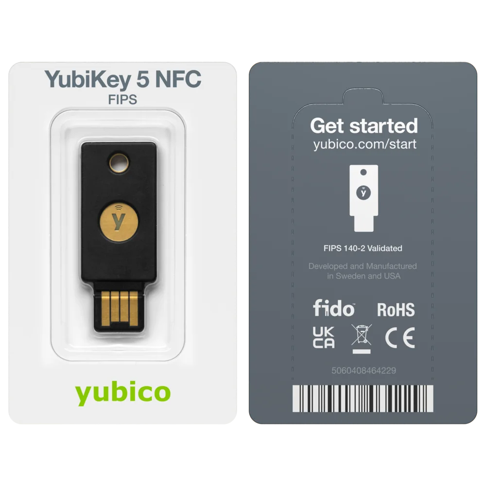 CLE USB YUBICO UBIKEY 5 NFC FIDO2 (5/7)