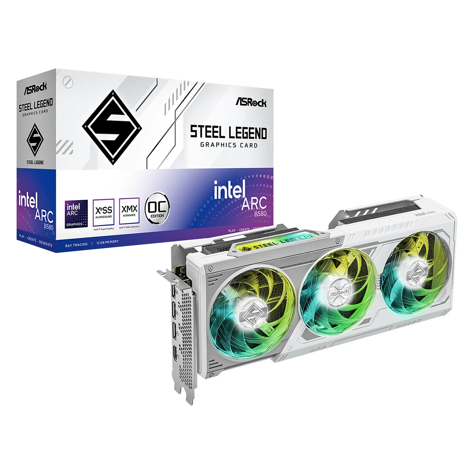 CG ASROCK B580 STEEL LEGEND 12Go
