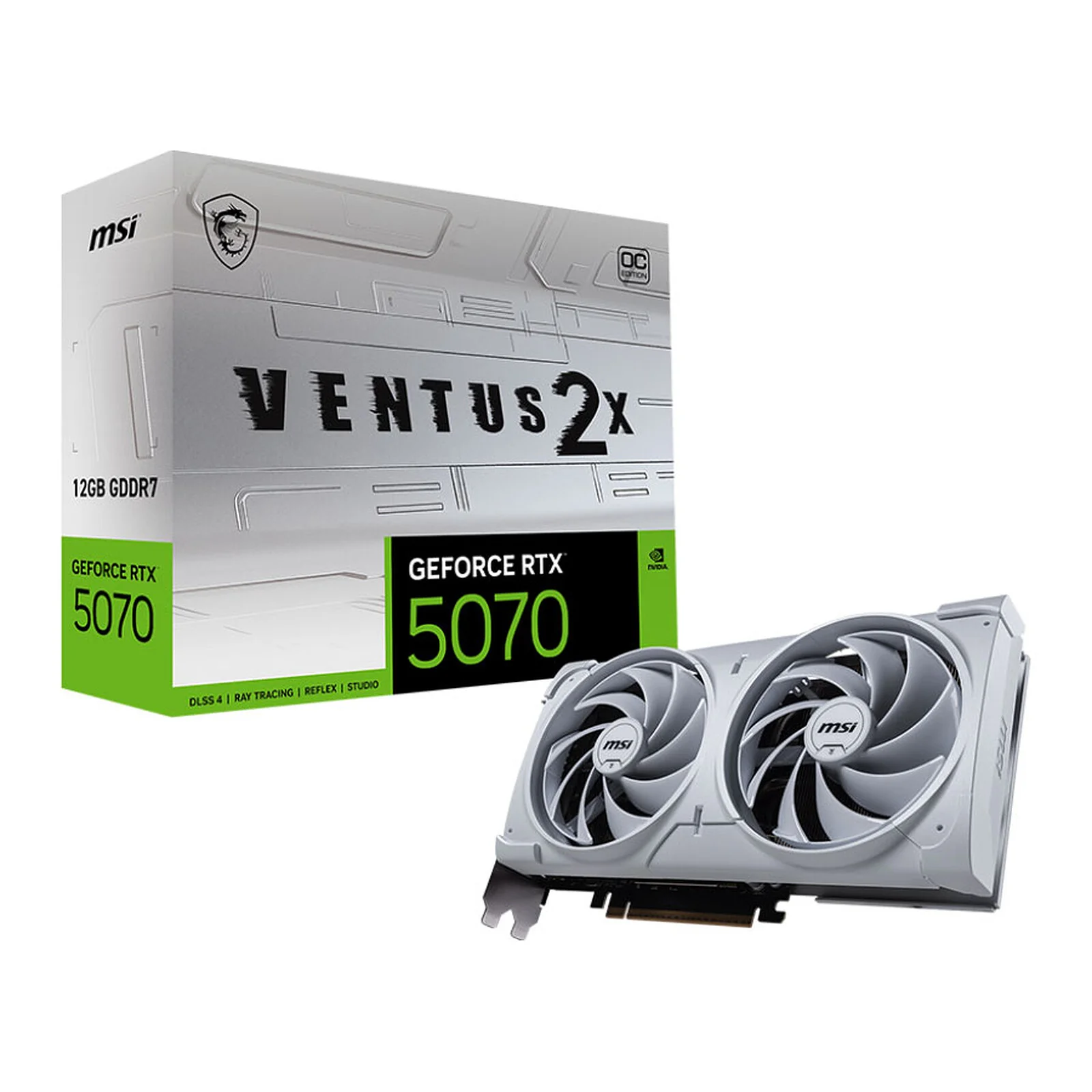 CG MSI 5070 12go VENTUS 2X WHITE (1/7)
