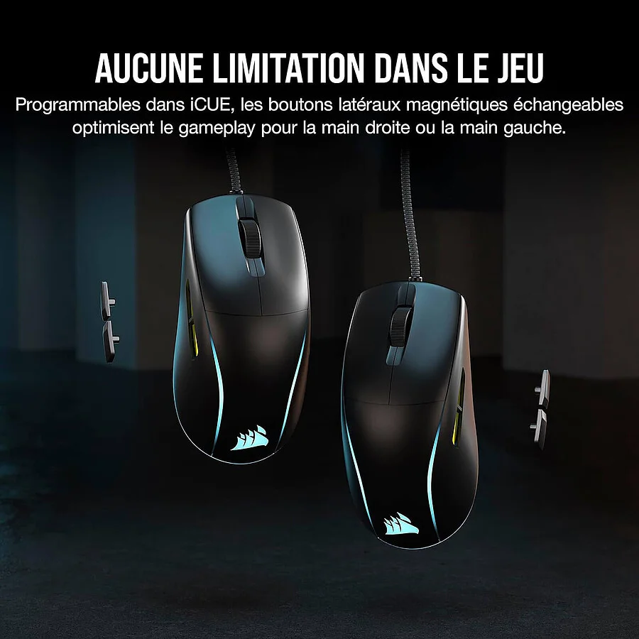 SOURIS CORSAIR M75 NOIRE FILAIRE (4/9)