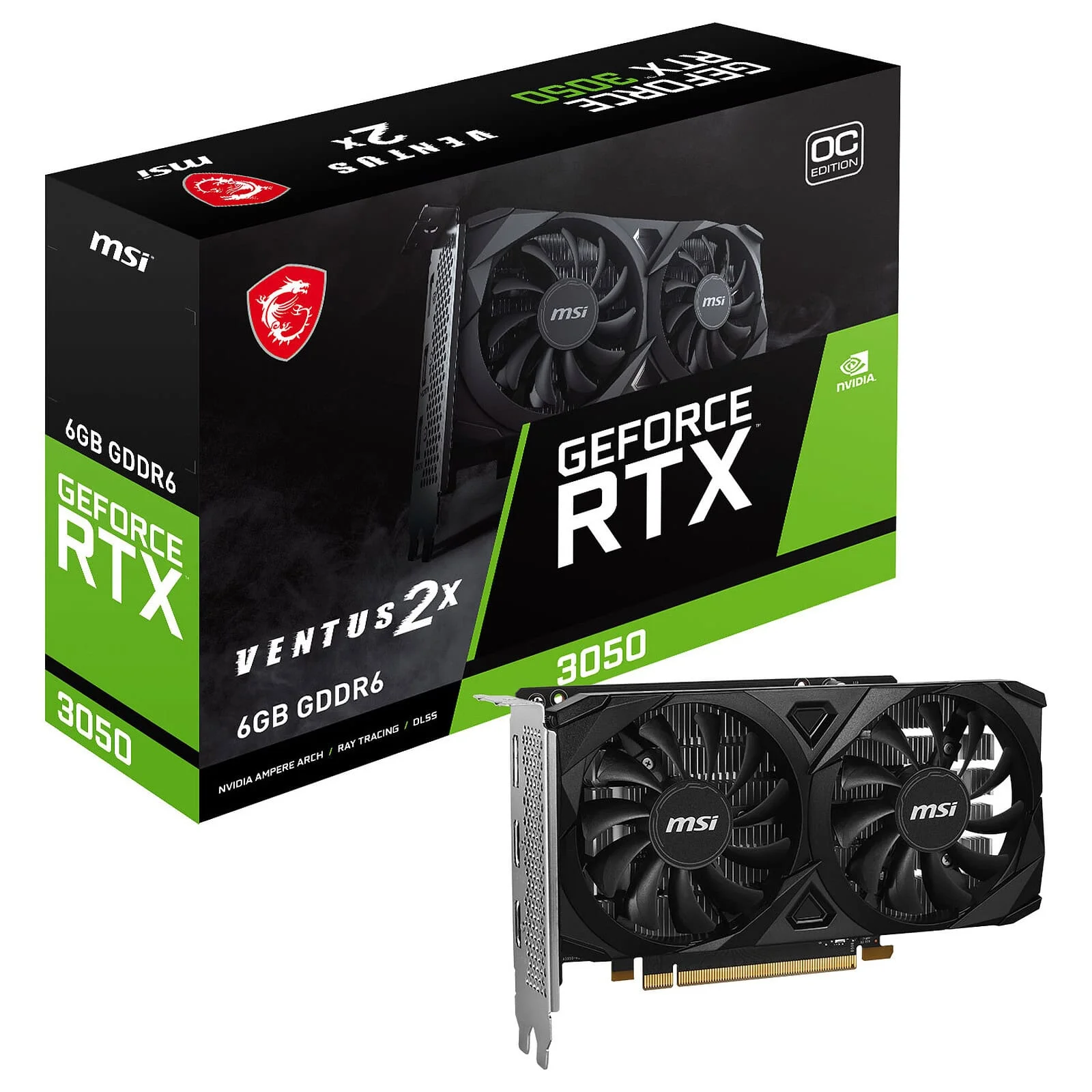 CG MSI RTX 3050 VENTUS 2X 6GO (1/5)