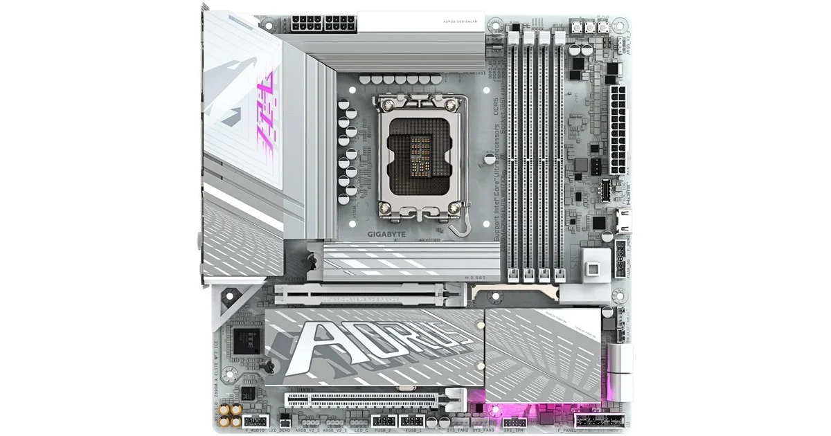 CM GIGABYTE Z890M A ELITE ICE (2/5)