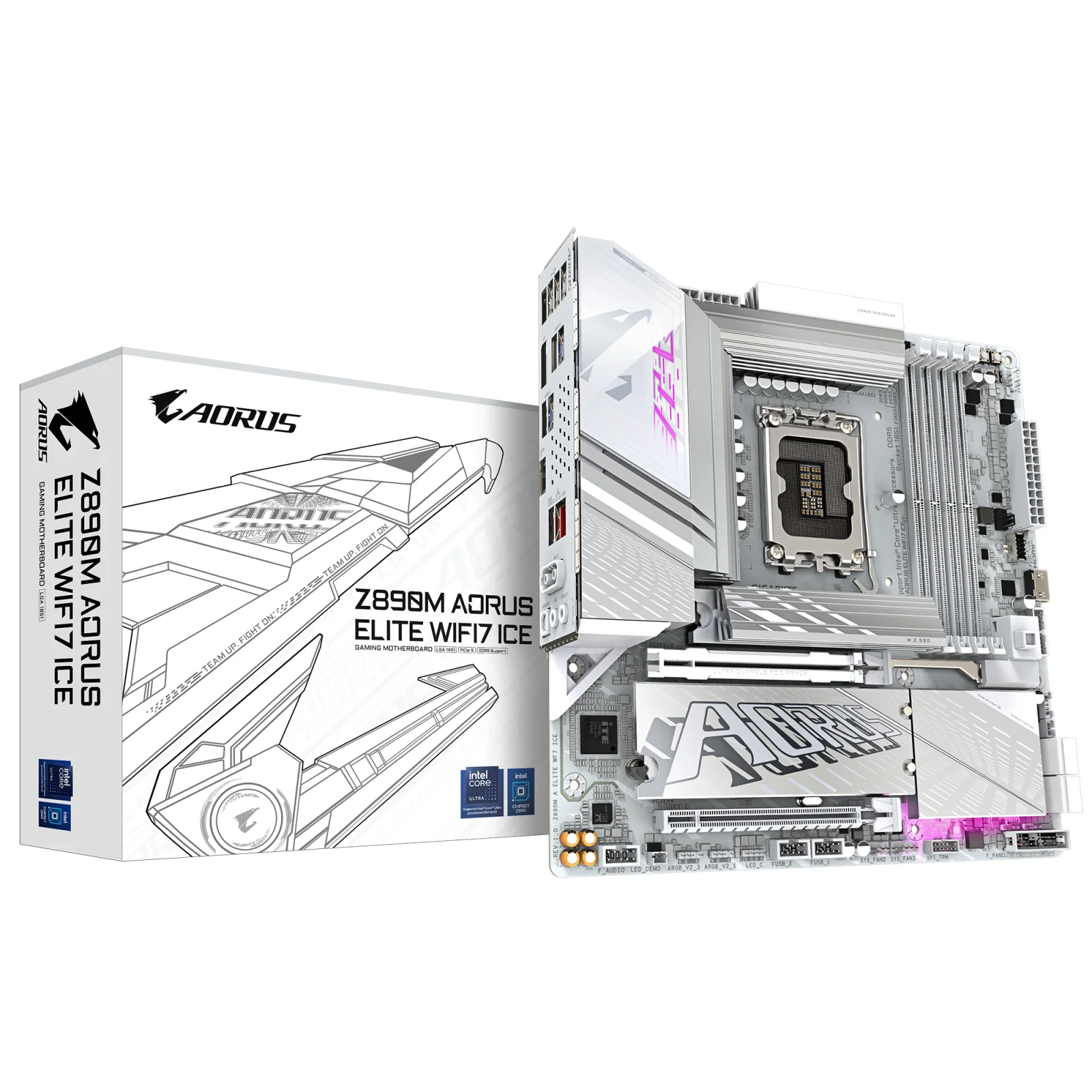 CM GIGABYTE Z890M A ELITE ICE (1/5)