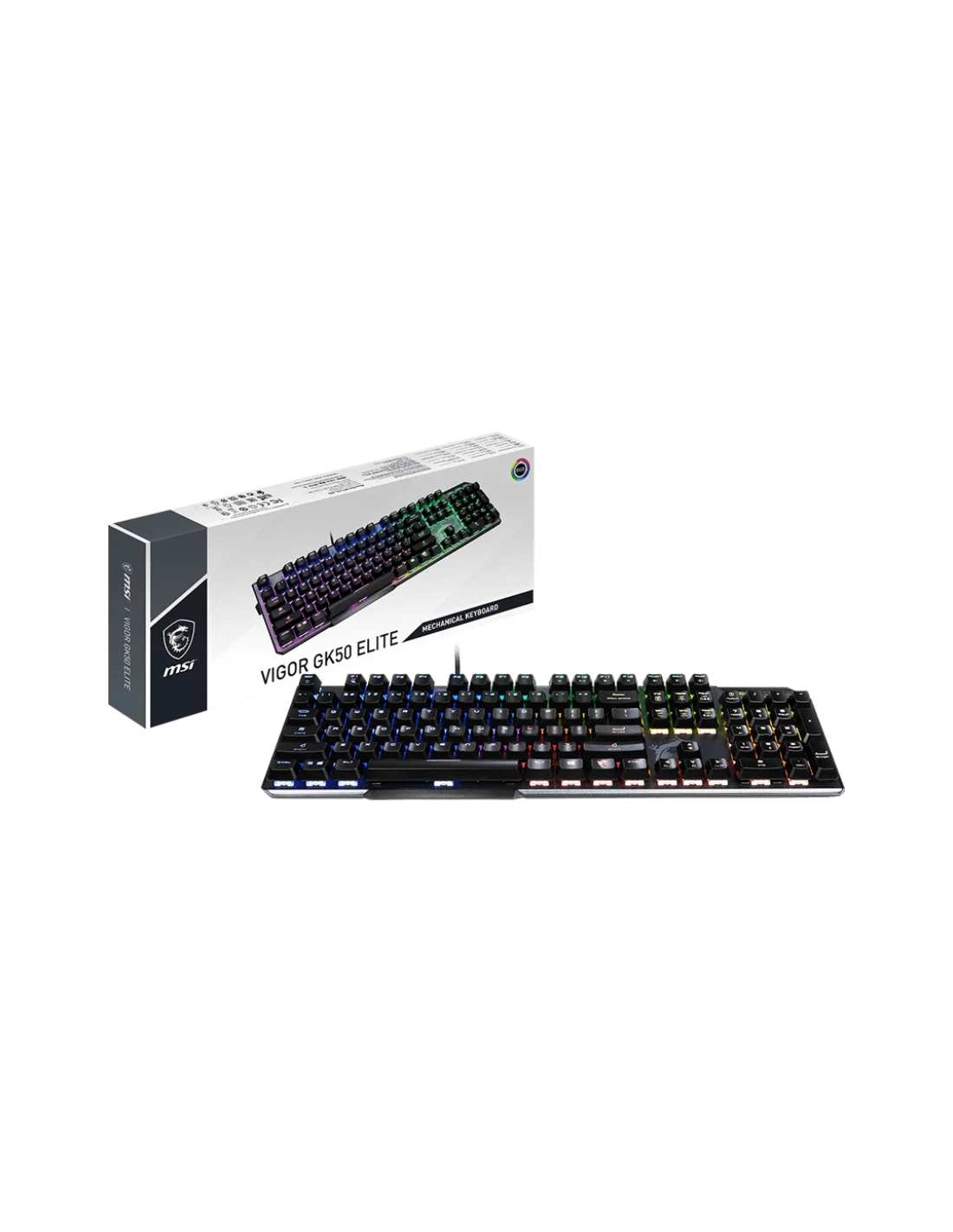 CLAVIER MSI GK50 ELITE BW