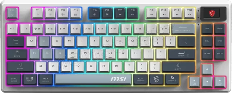 CLAVIER MSI FORGE GK600 TKL WHITE (3/3)