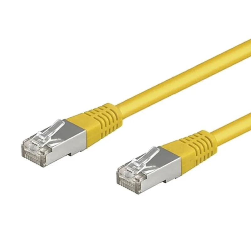 CABLE RESEAU RJ45 50CM JAUNE CAT6