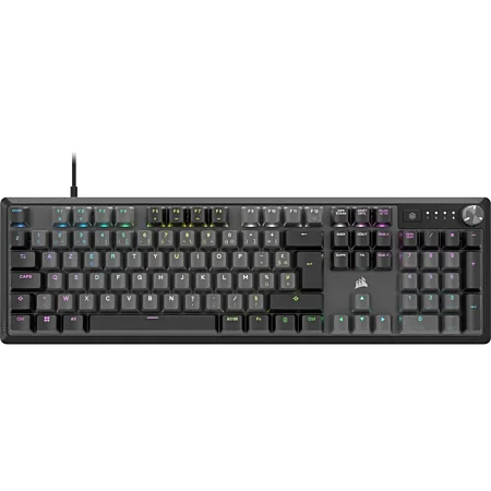 CLAVIER CORSAIR K70 GRIS FILAIRE RGB CORSAIR ROUGE
