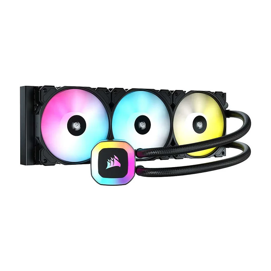 WATER AIO CORSAIR H150I 360 NOIR (6/7)
