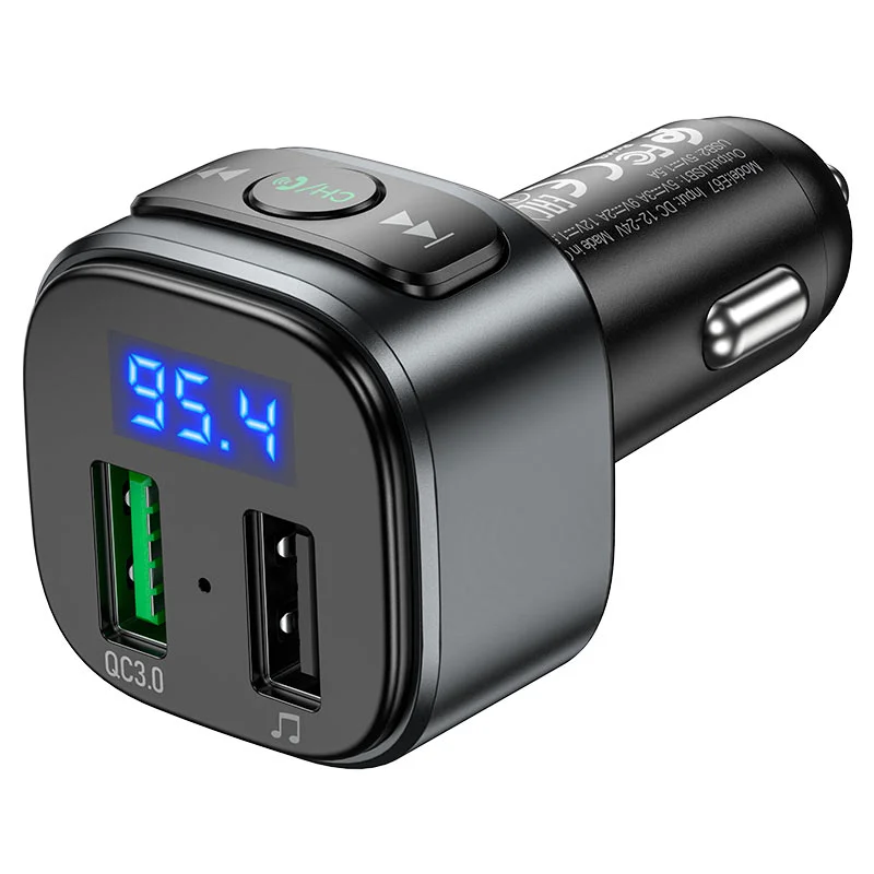 TRANSMETTEUR FM PRISE CIGARE HOCO E67 (3/3)