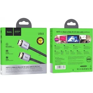 CABLE HDMI 1M 2.1 US03 8K (1/3)