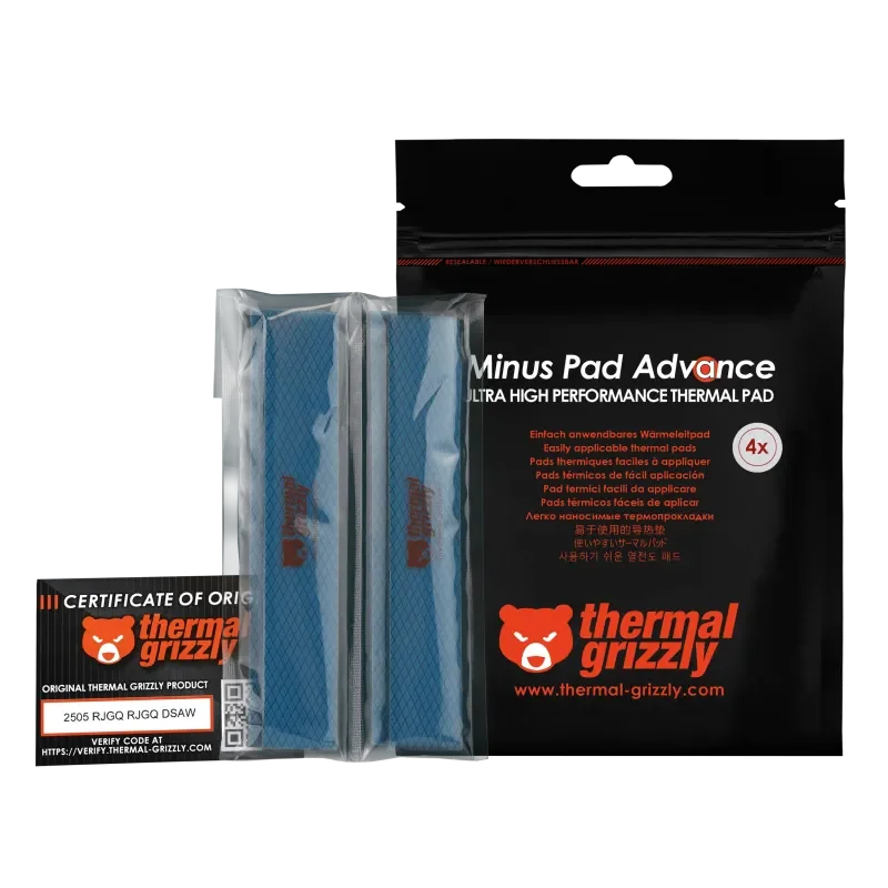 PAD THERMI THERMAL GRIZZLY MINUS 120*20*3 NOIR
