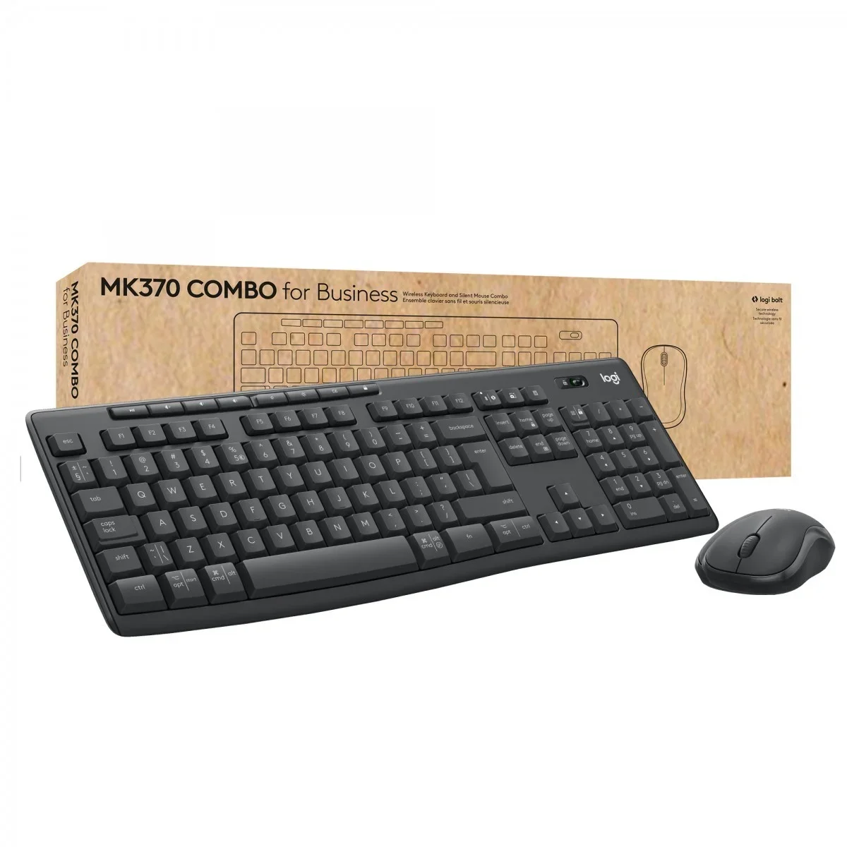 CLAVIER SOURIS LOGITECH MK370 GRAPHITE BLUETOOTH