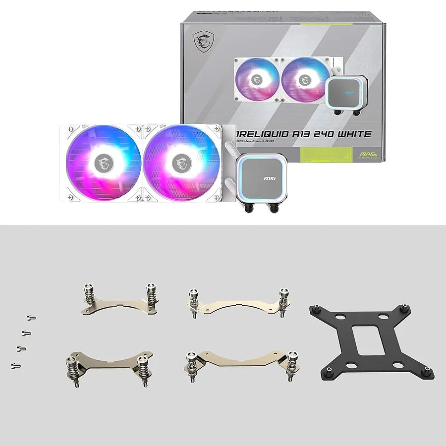 WATER AIO MSI A13 240 BLANC (3/3)