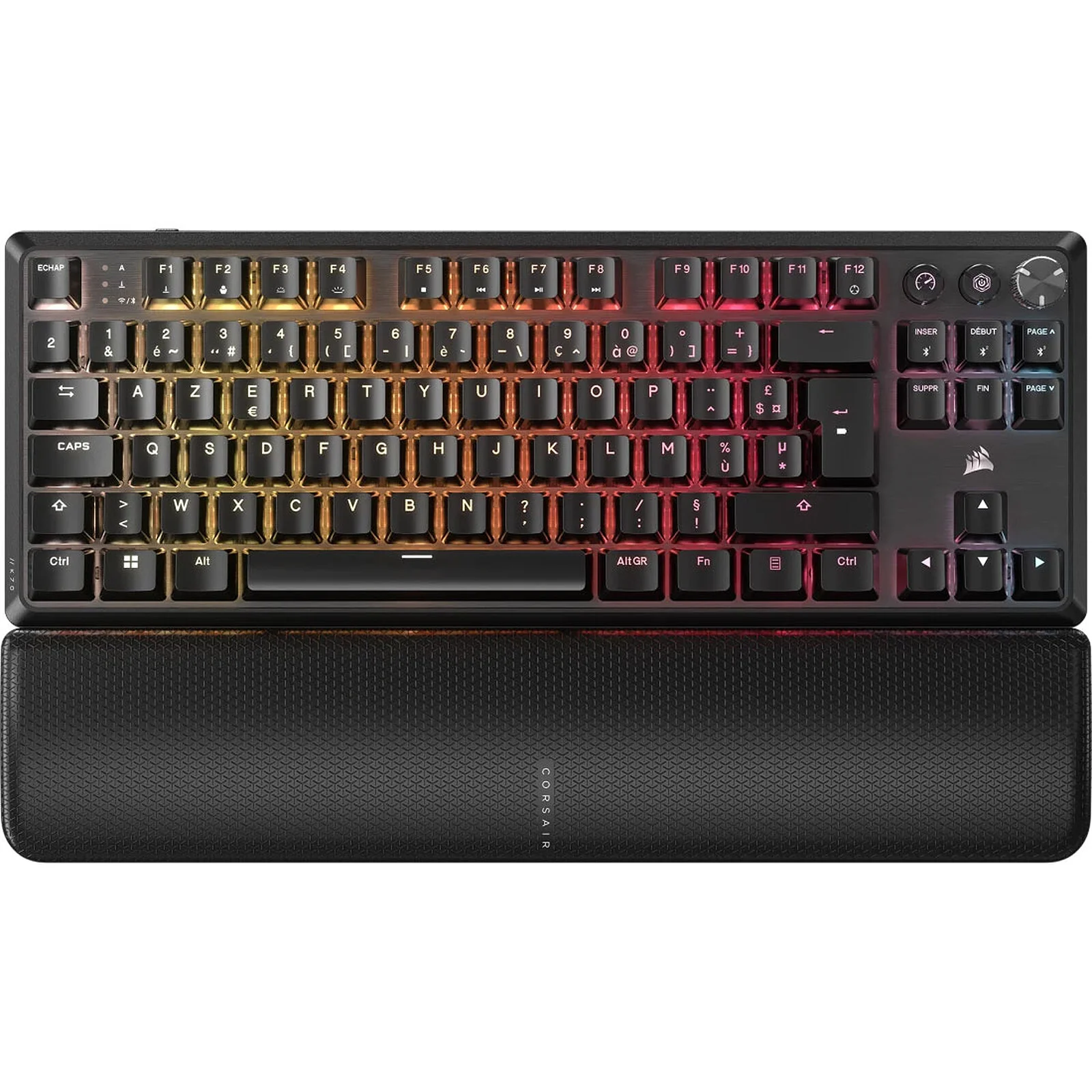 CLAVIER CORSAIR K70 TKL NOIRE SS FIL