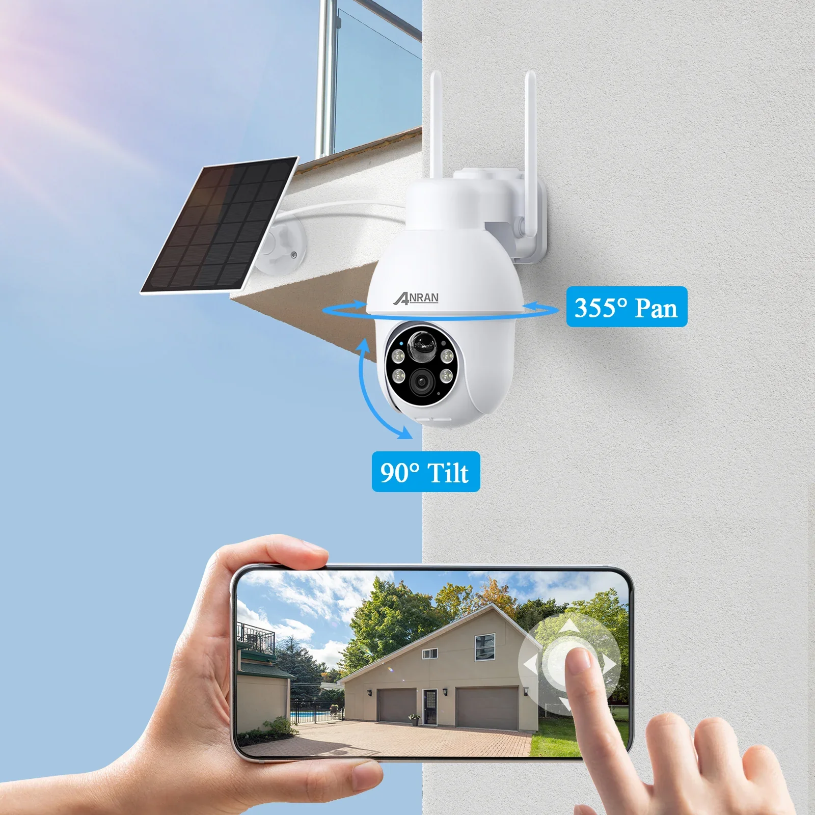 CAMERA ANRAN SOLAIRE Q3 MAX