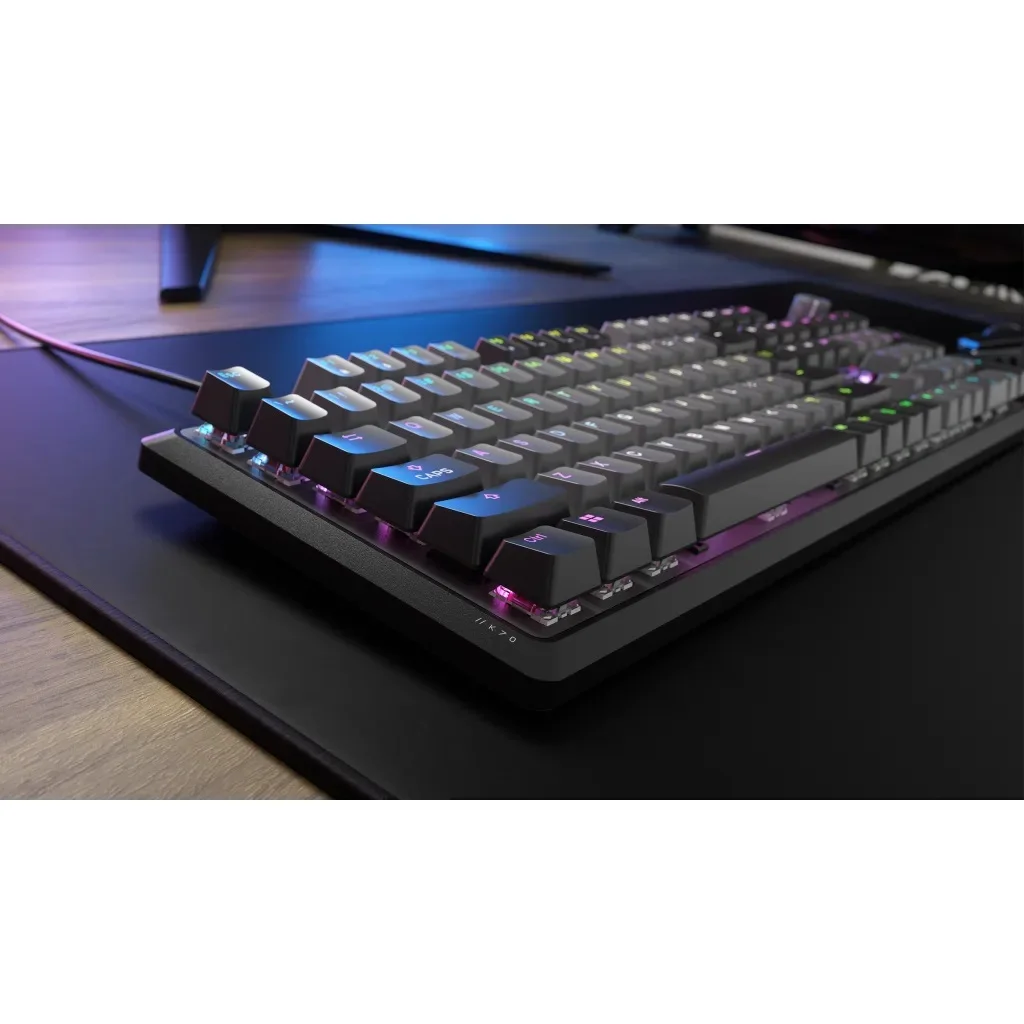 CLAVIER CORSAIR K70 GRIS FILAIRE RGB CORSAIR ROUGE (3/3)
