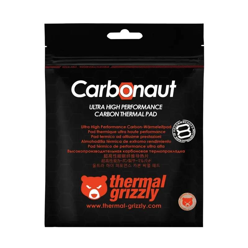 PAD THERMI THERMAL GRIZZLY CARBO 25*25*0.2 GRIS