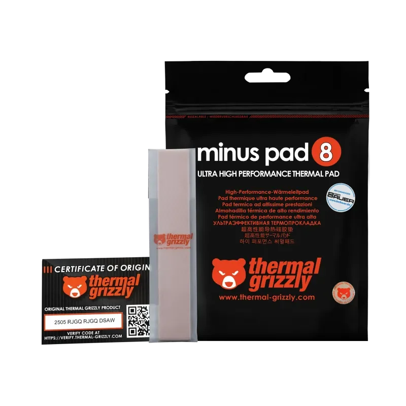 PAD THERMI THERMAL GRIZZLY MINUS 120*120*3 ROSE