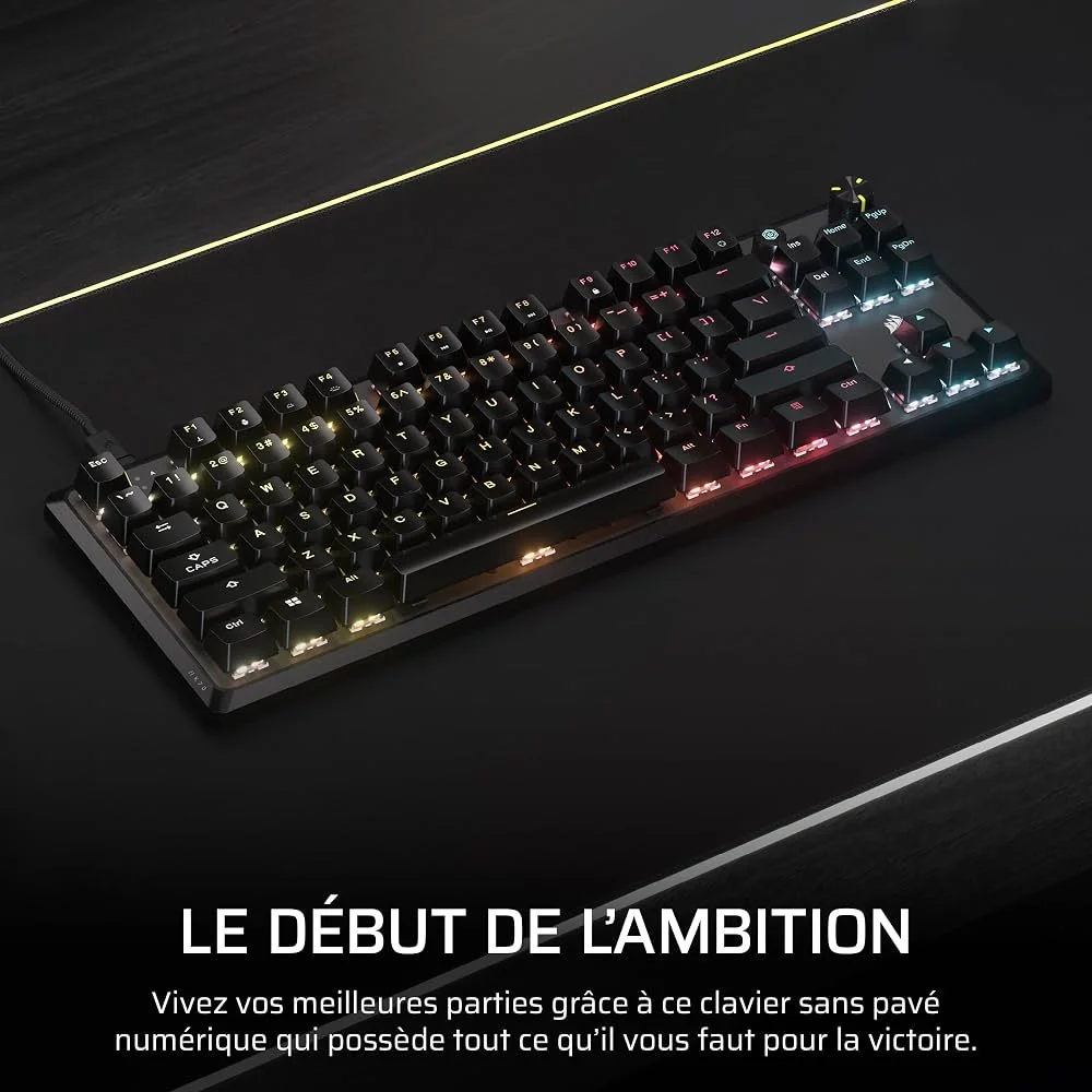 CLAVIER CORSAIR K70 TKL NOIRE MLX RED (4/6)