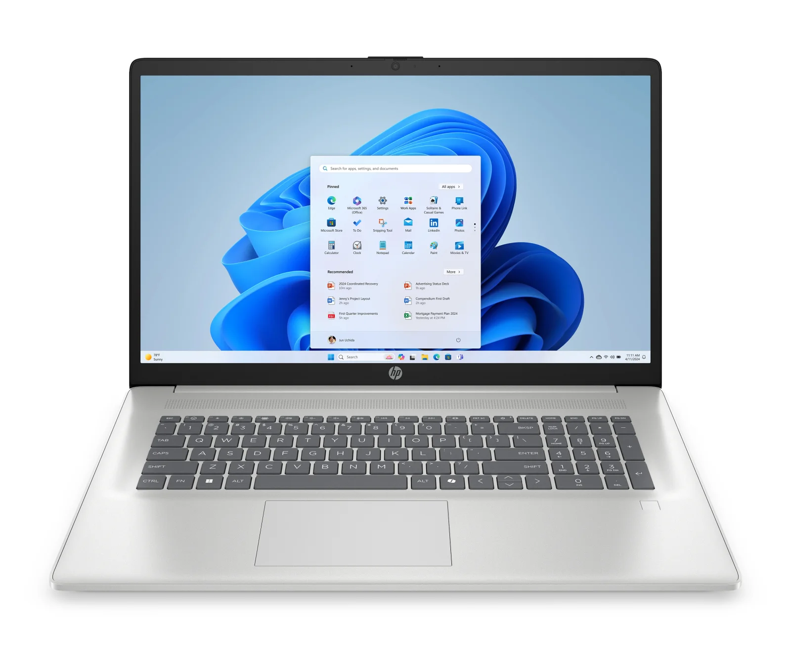 OP HP 17 R5 7520 16Go 512 17" W11H