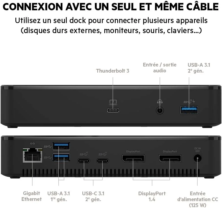 STATION D'ACCUEIL BELKIN DOCK PLUS F4U109 RECO (3/6)