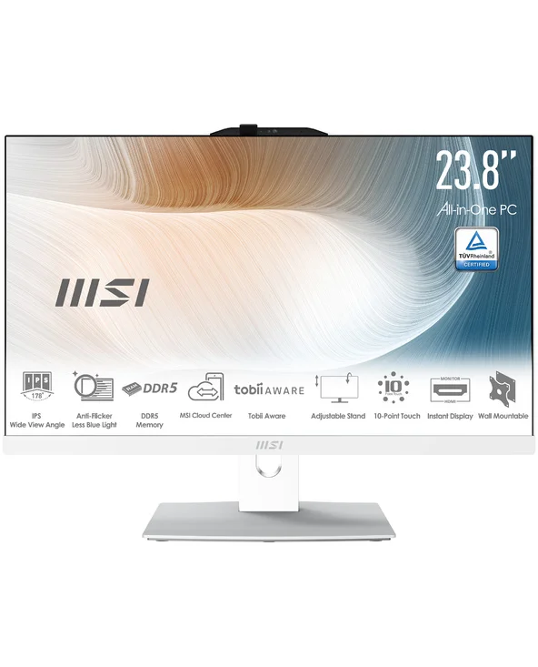 AIO MSI MODERN 24 C5 120U 16G 500 W11P BLANC