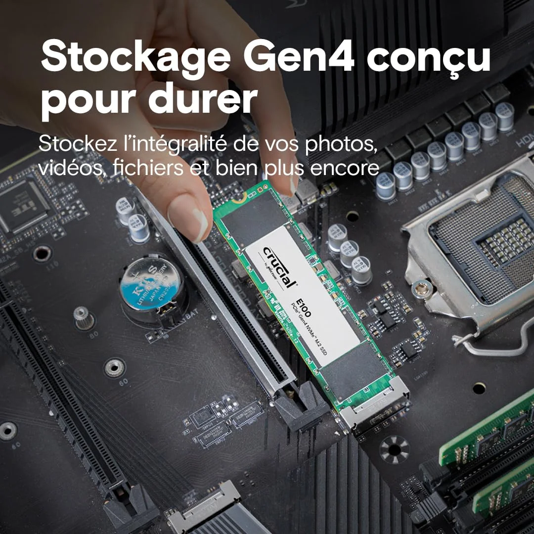 SSD M2 CRUCIAL E100 1T TRAY (2/3)