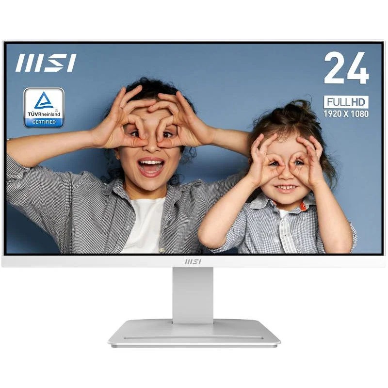 ECRAN MSI 24" PRO MP2412W FHD 100Hz HDMI DP BLANC