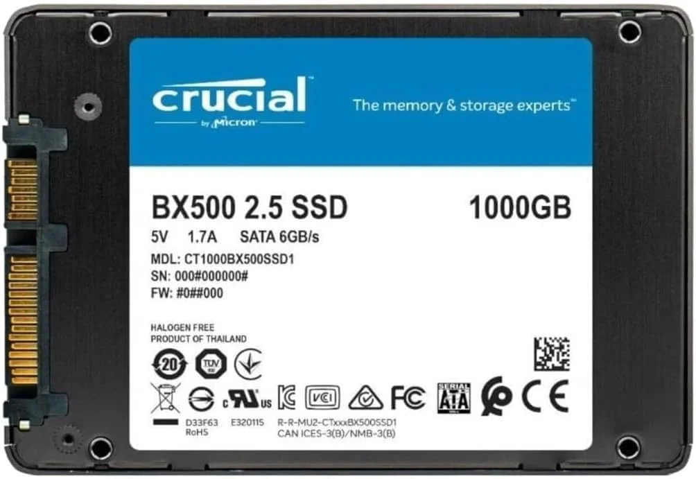 SSD CRUCIAL 2.5 BX500 1T (5/5)