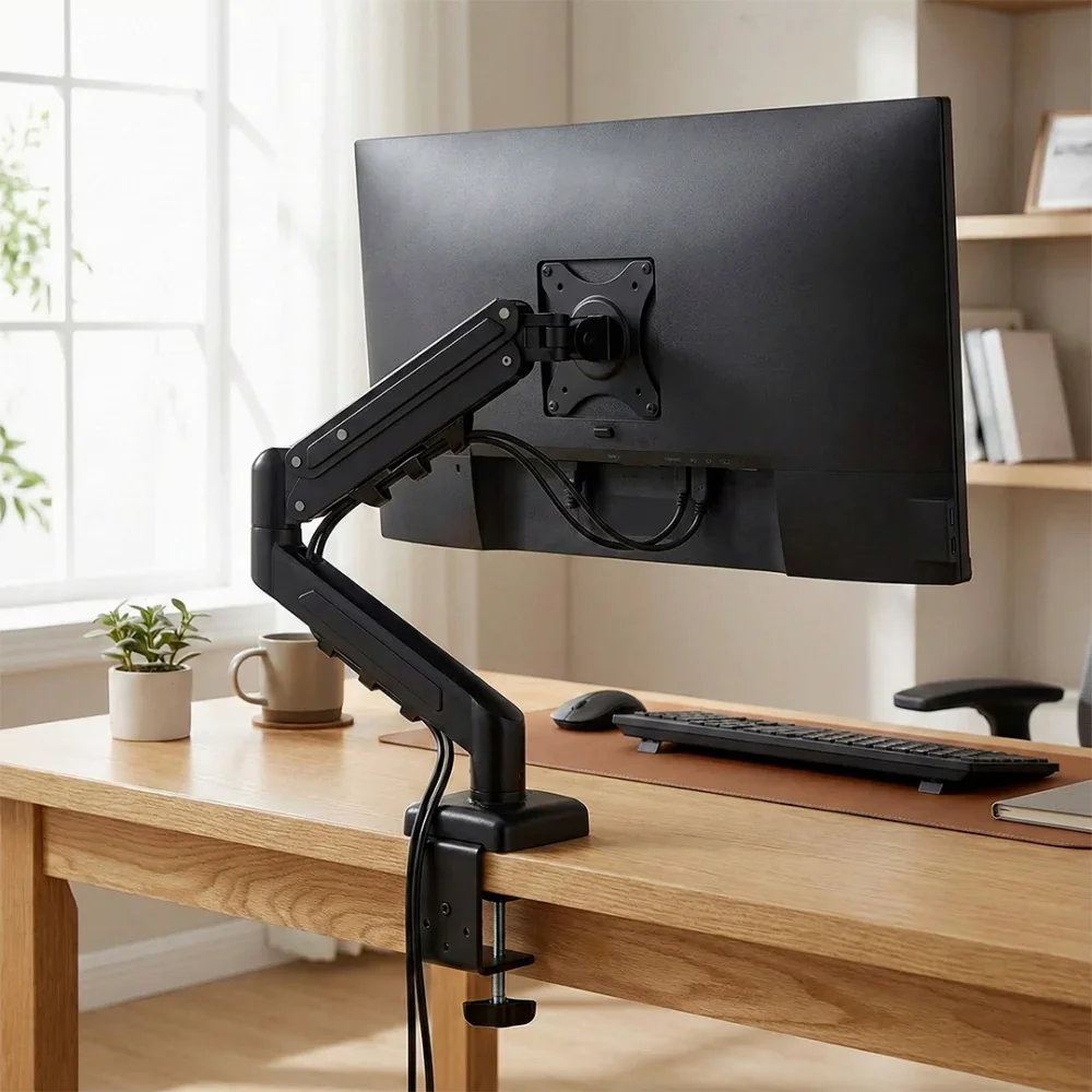 SUPPORT 1 ECRAN FLEXISPOT NOIR F5 (3/5)