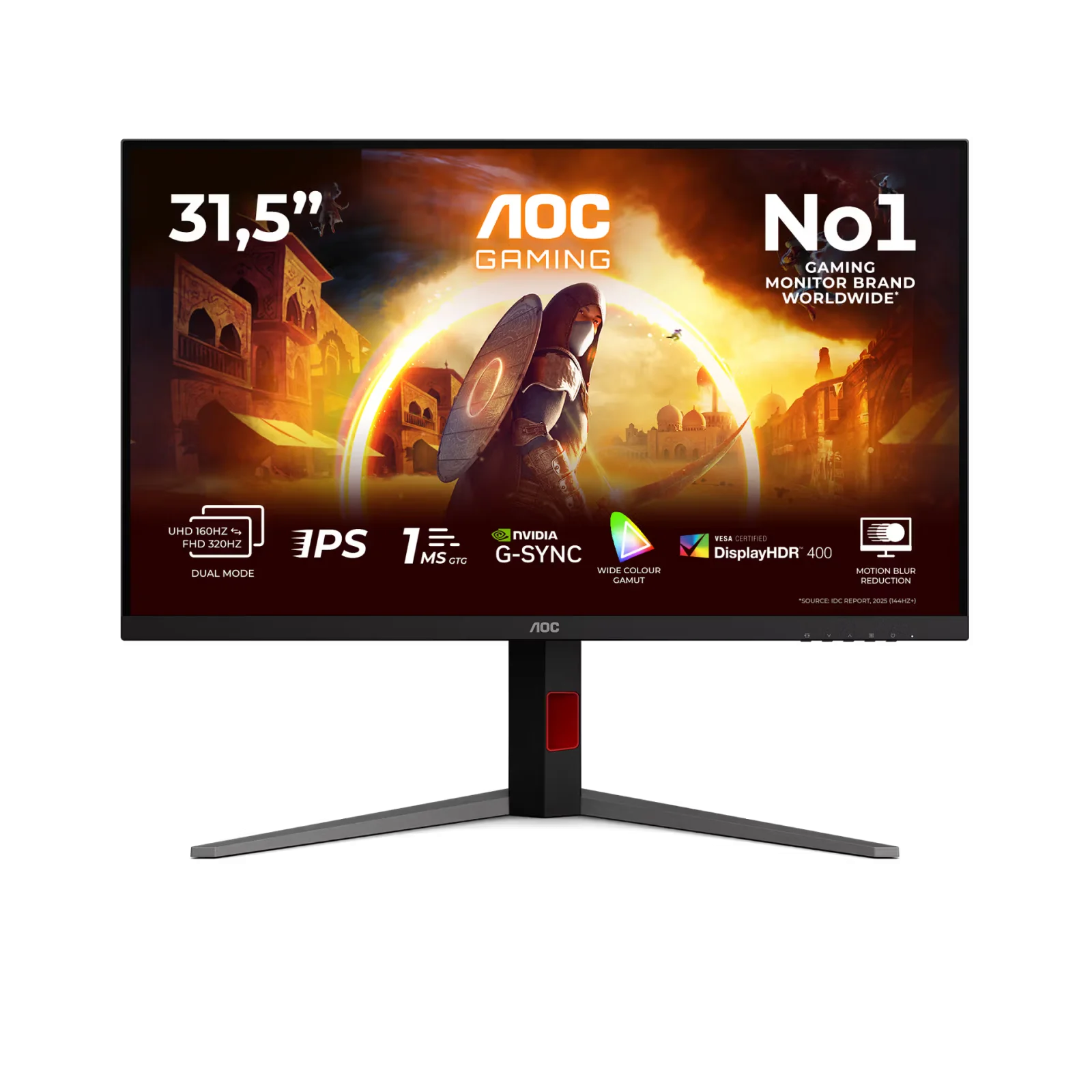 ECRAN AOC 32 U32G4U 4K 160Hz PIVOT