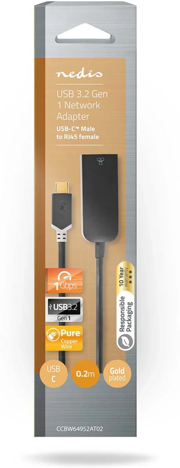 ADAPTATEUR USB C RJ45 RESEAU 10/100/1000 (1/3)